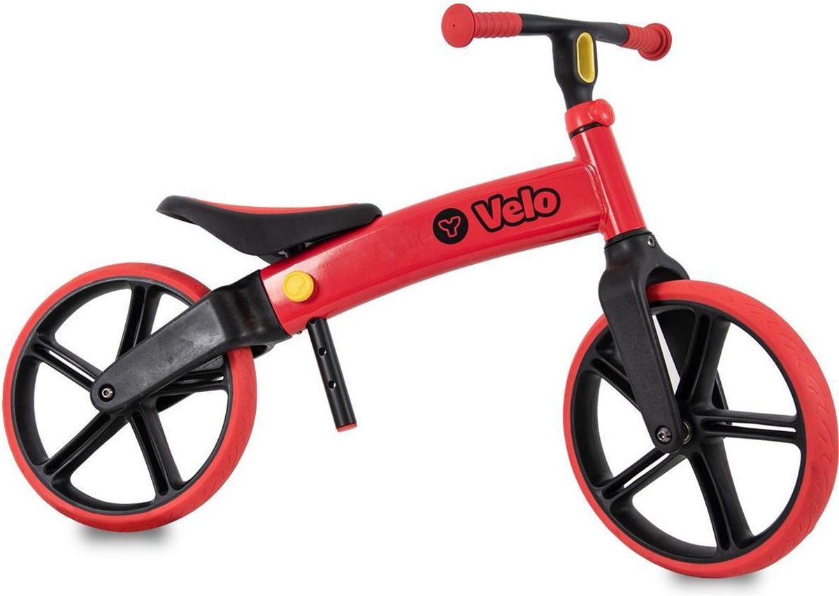 YVELO Senior loopfiets rood