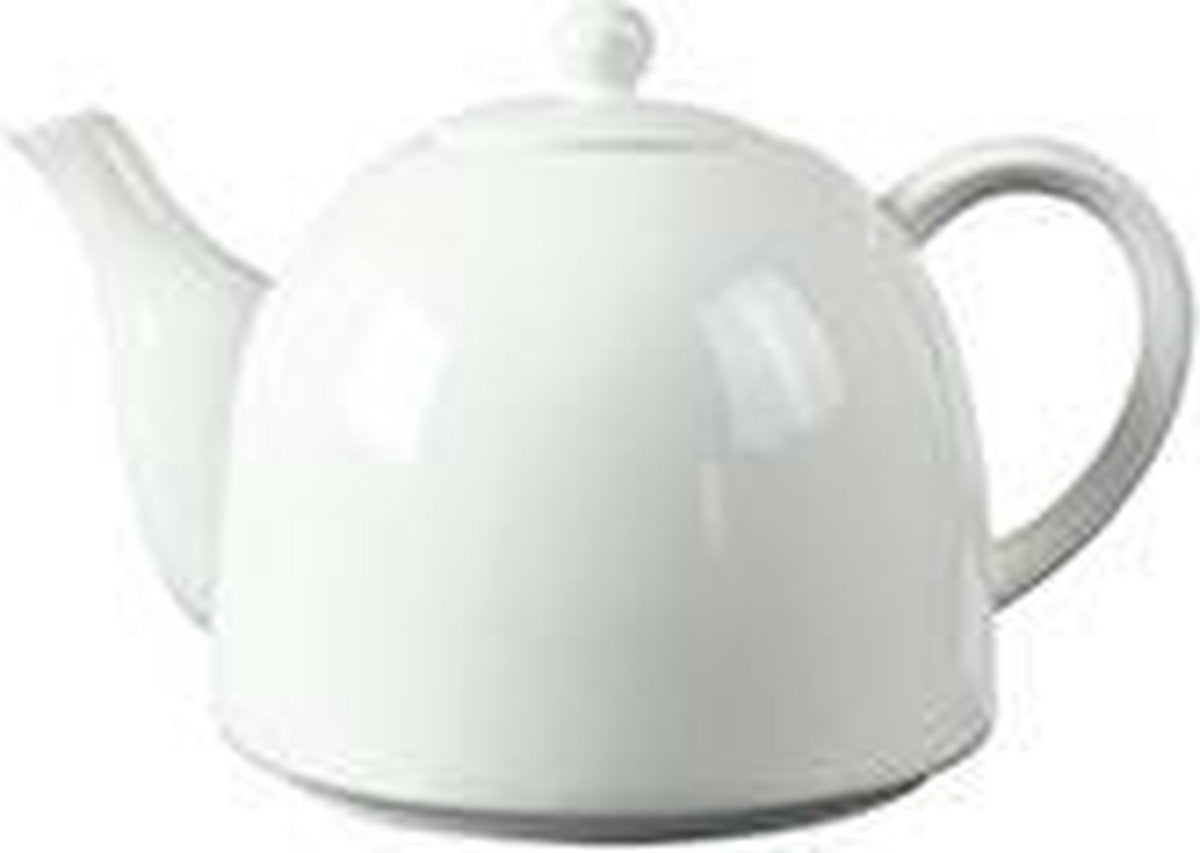 Vtwonen theepot - 1800 ml - Ivoor/Wit - Porselein
