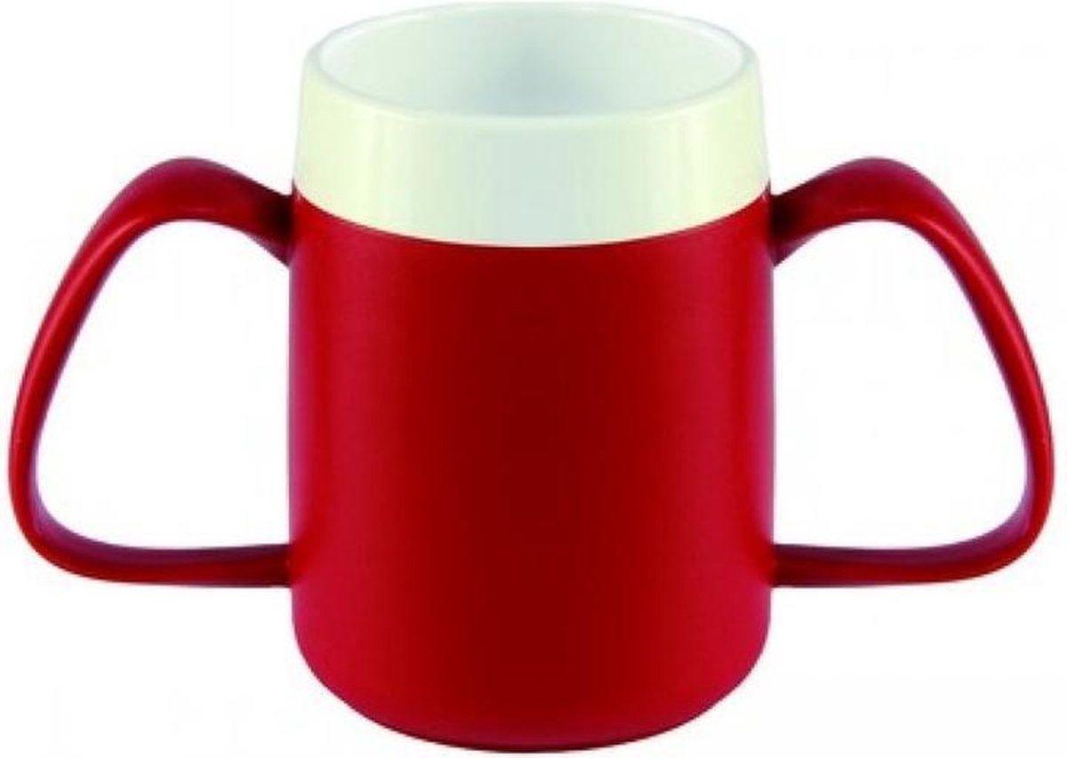 Conische ergobeker - rood - Ornamin - 140 ml