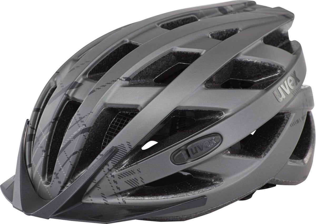 UVEX city i-vo fietshelm grijs Hoofdomtrek 52-57 cm