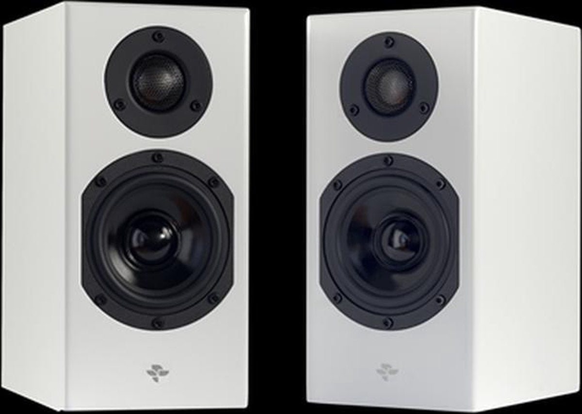 Totem Acoustics KIN Monitor Wit - Compacte Boekenplank Hifi Stereo Speakerset (per paar)