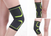 Kniebrace Zwart/Groen - |Medium