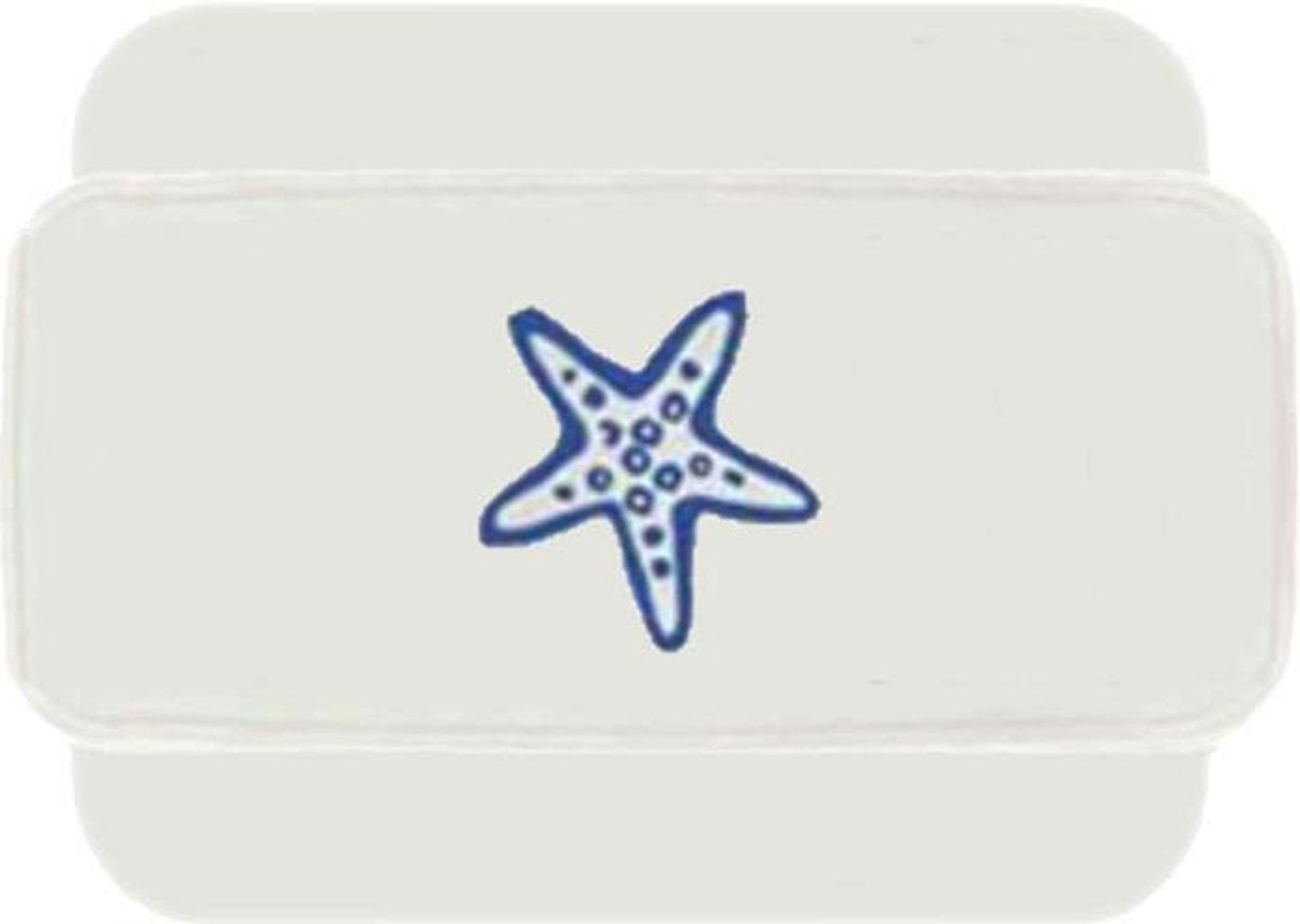 SPIRELLA CONCHA HOOFDSTEUN ANTISLIP 32X23CM BLAUW