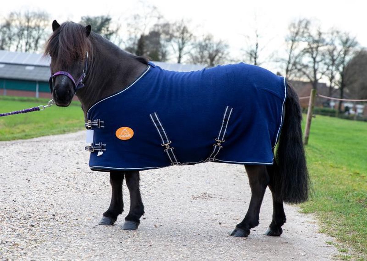 G-Horse | Fleecedeken | 105 cm | Blauw