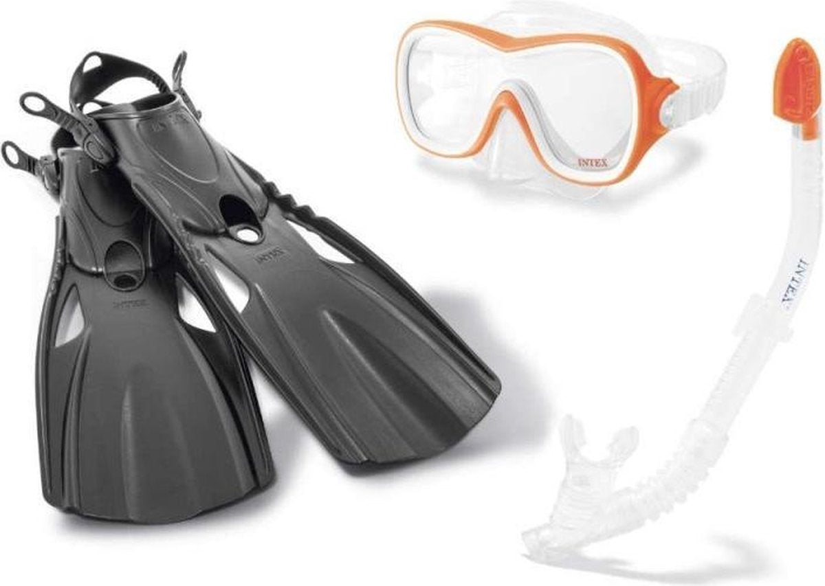 Intex 55658 Aquaflow Sport Wave Rider Sports Zwemset 38-40 Geel/Zwart