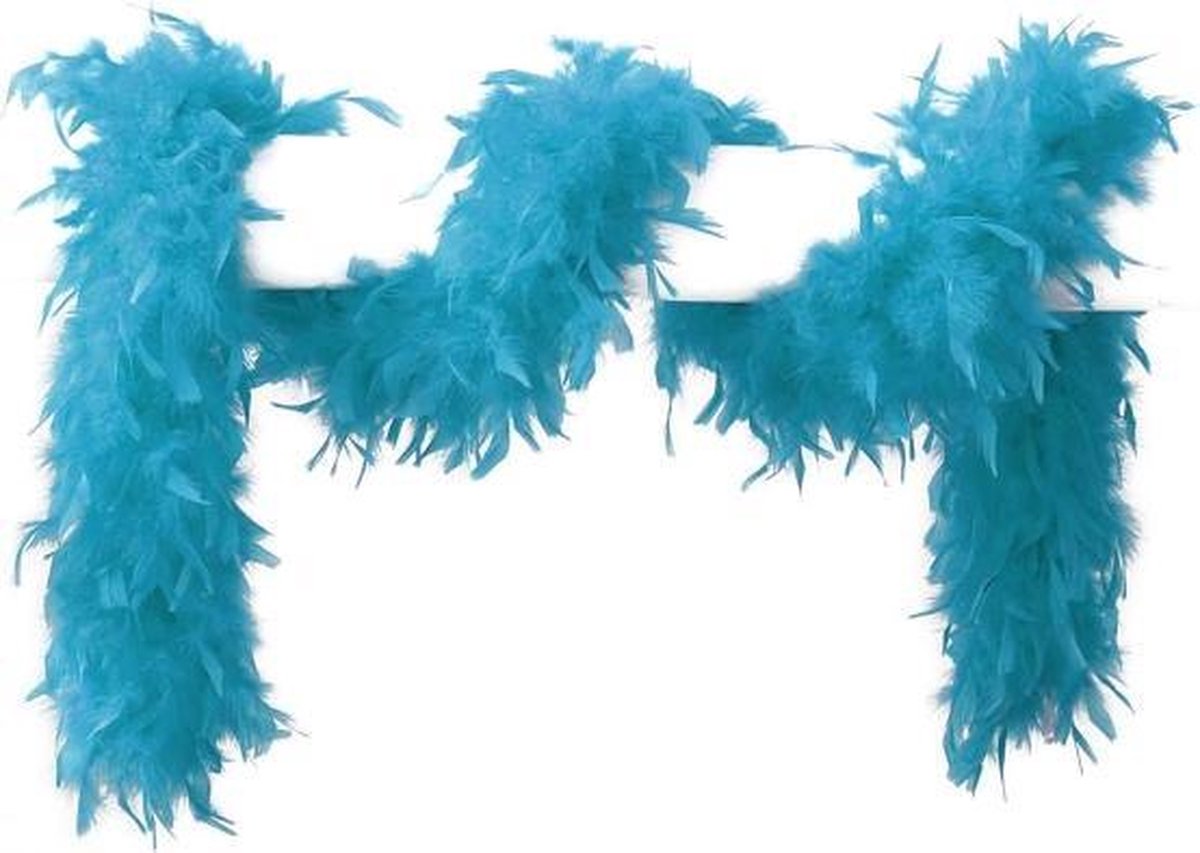 Boa aqua blauw populaire 180cm 60gr