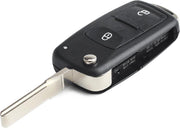 Autosleutelbehuizing Volkswagen Up - 2 knops - met sleutelbaard