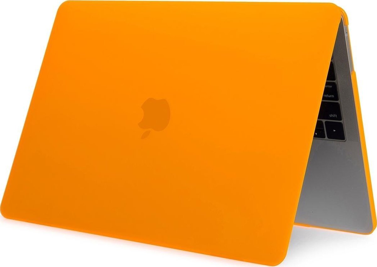 Mobigear Matte Case voor de MacBook Pro 16 inch A2141 - Oranje