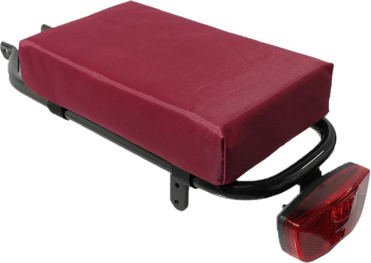 Hooodie Cushie enZo Petit Bagagedrager Kussen - Rood