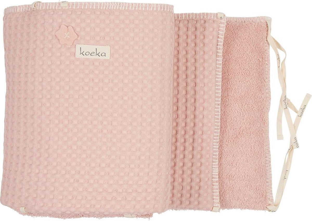 Koeka Bedbumper / parkomranding Amsterdam - shadow pink 180x30cm