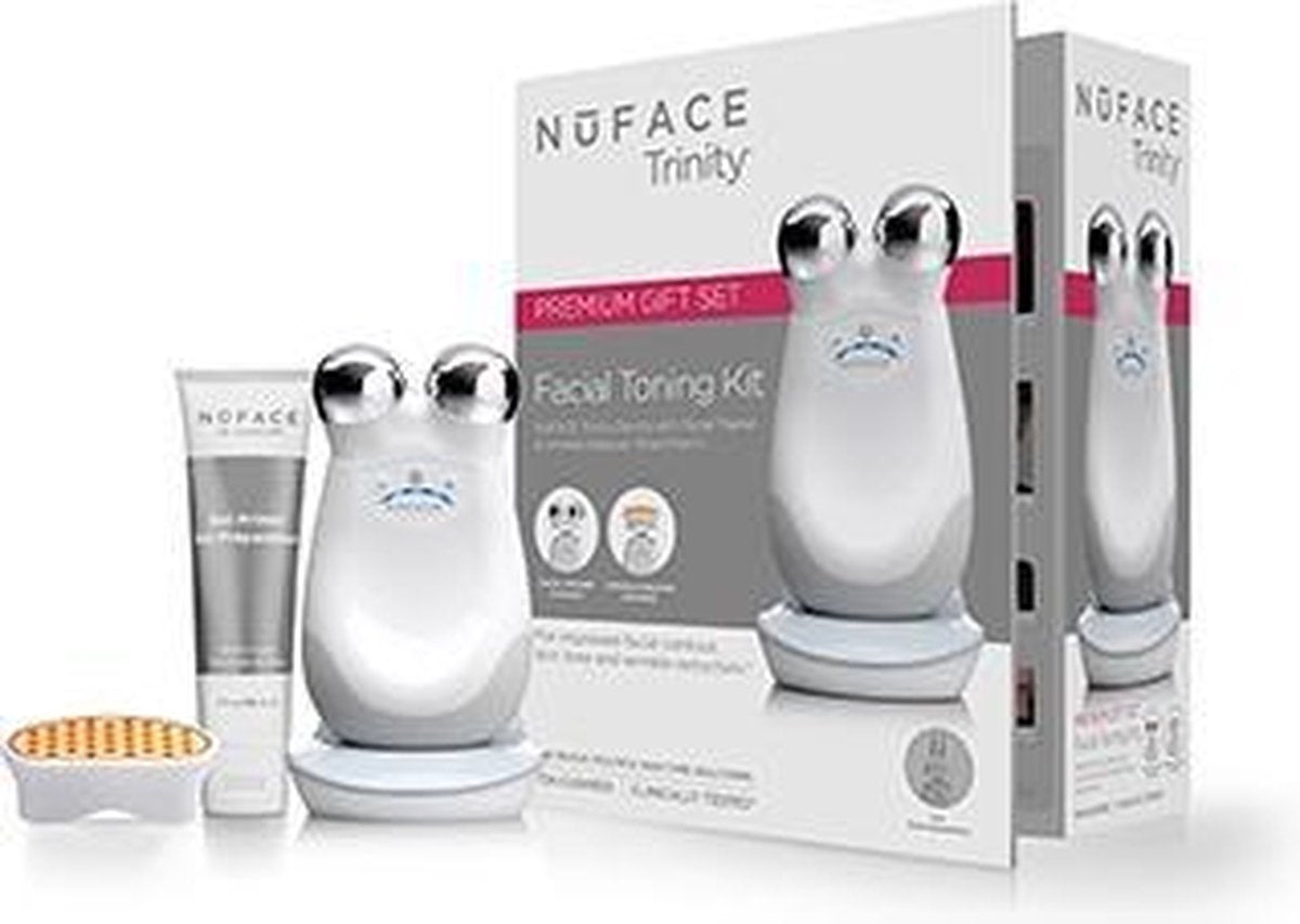 NuFACE Trinity Gift Set met extra Trinity Wrinkle Reducer Attachement
