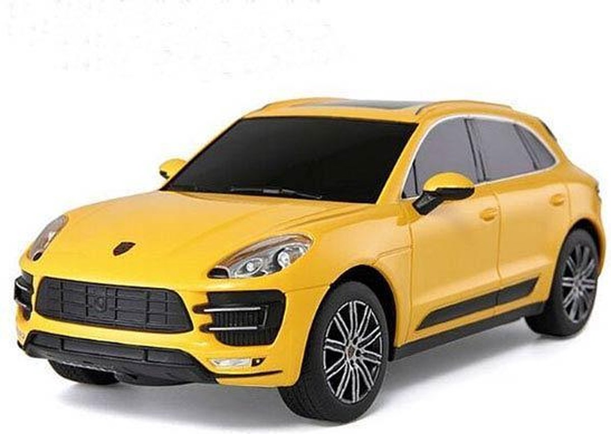 Rastar Rc Porsche Macan 30 Cm Schaal 1:14 Geel