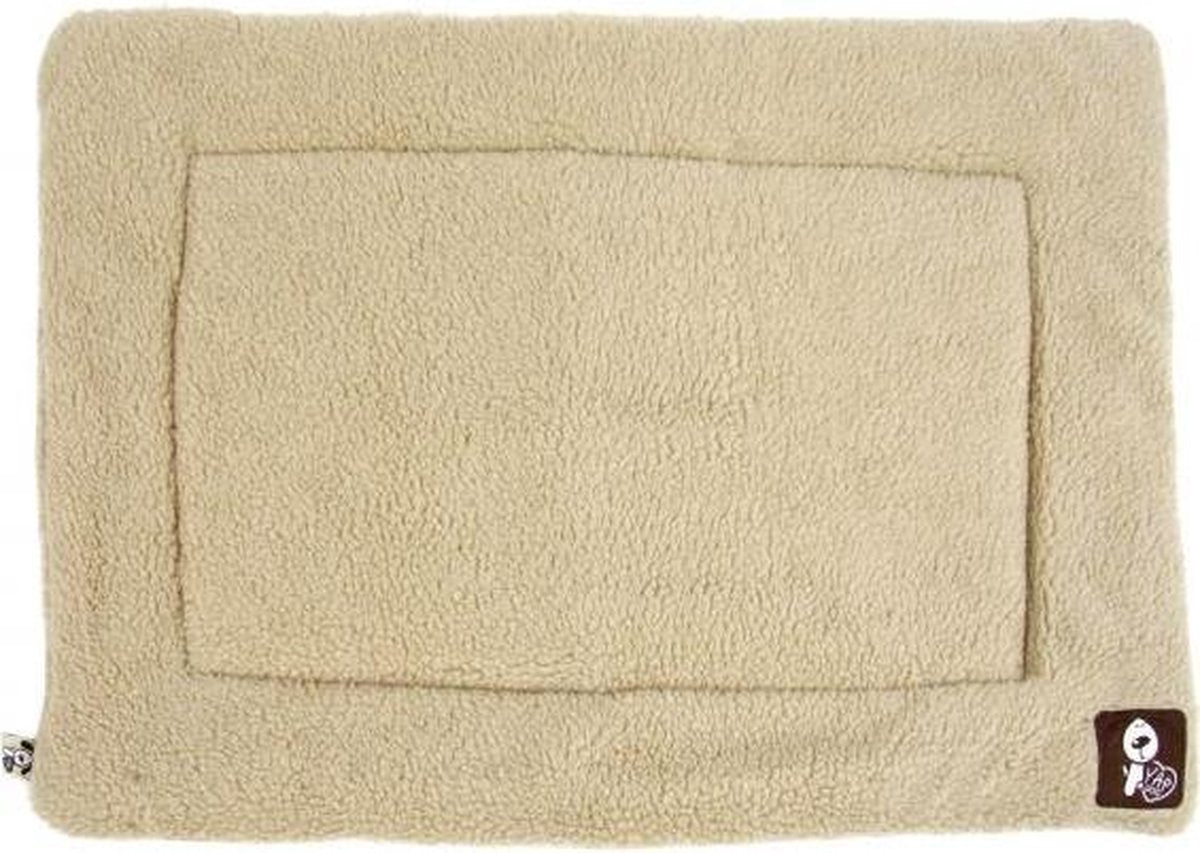 Yap Cossii Ligmat Lamswol Lichtbruin 92x61x3 cm