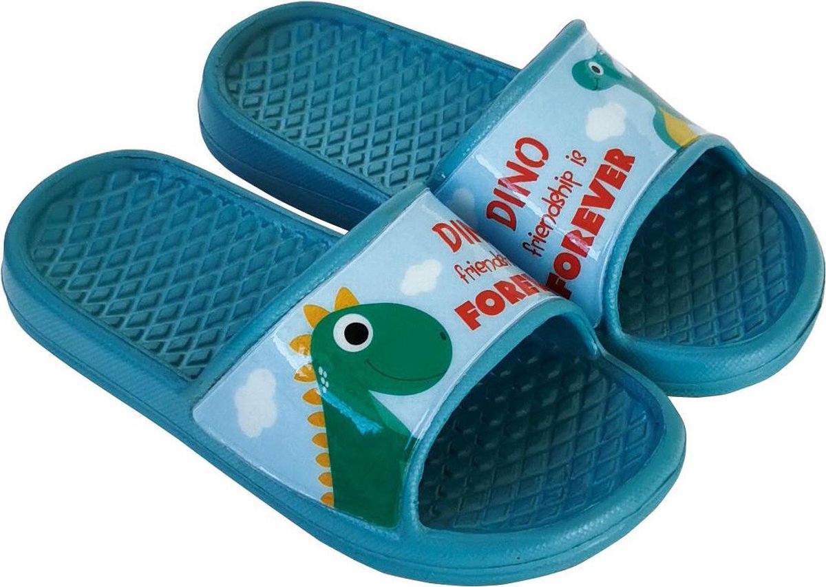 Arditex Badslippers Dino Junior Rubber Blauw Maat 30/31