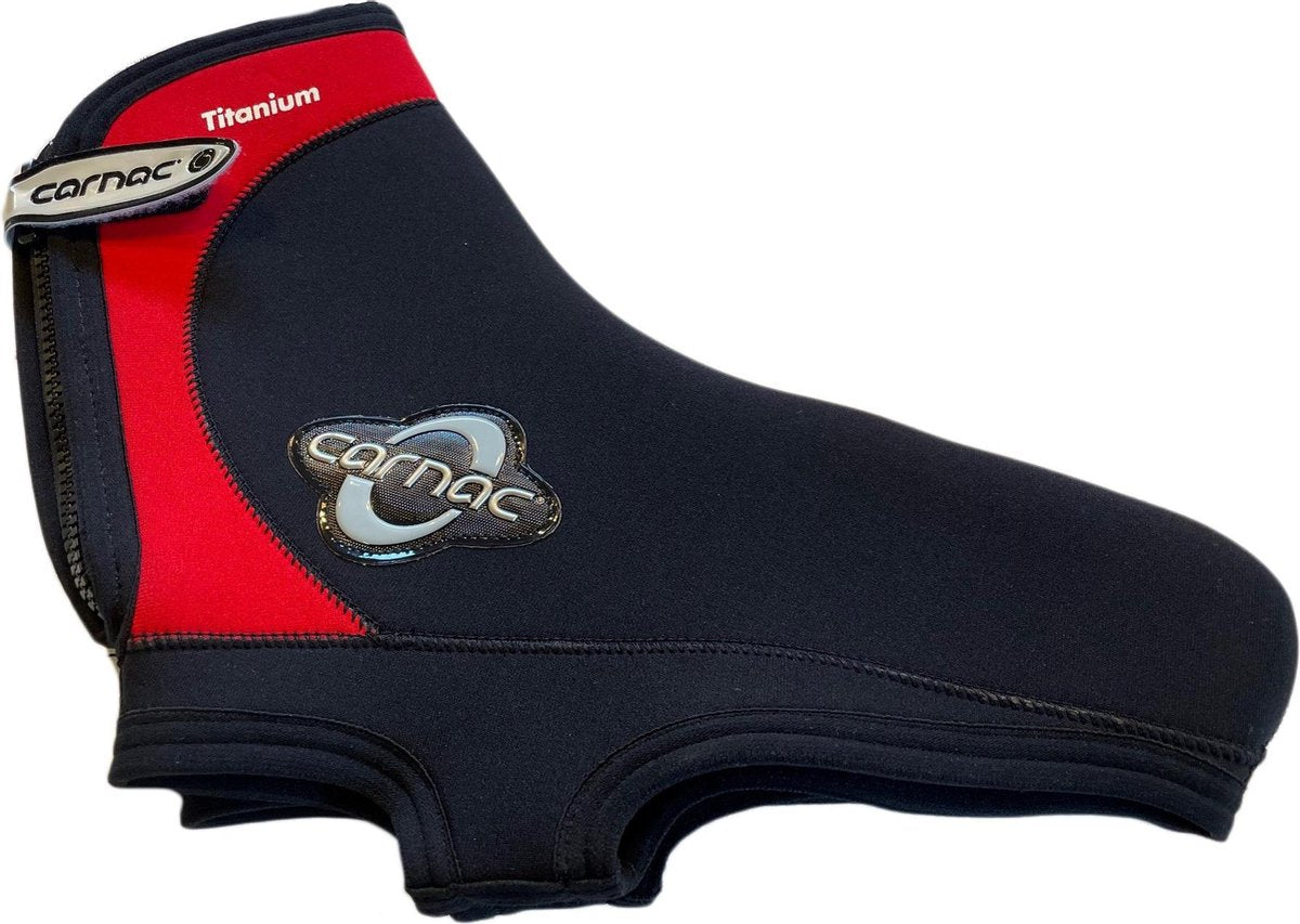 Carnac overschoen neoprene zwart-rood Maat 47