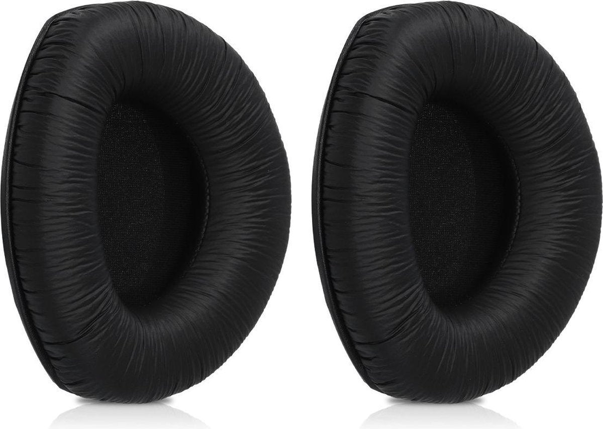 kwmobile 2x oorkussens voor Sennheiser RS160 / RS170 / RS180 koptelefoons - imitatieleer - voor over-ear-koptelefoon - zwart