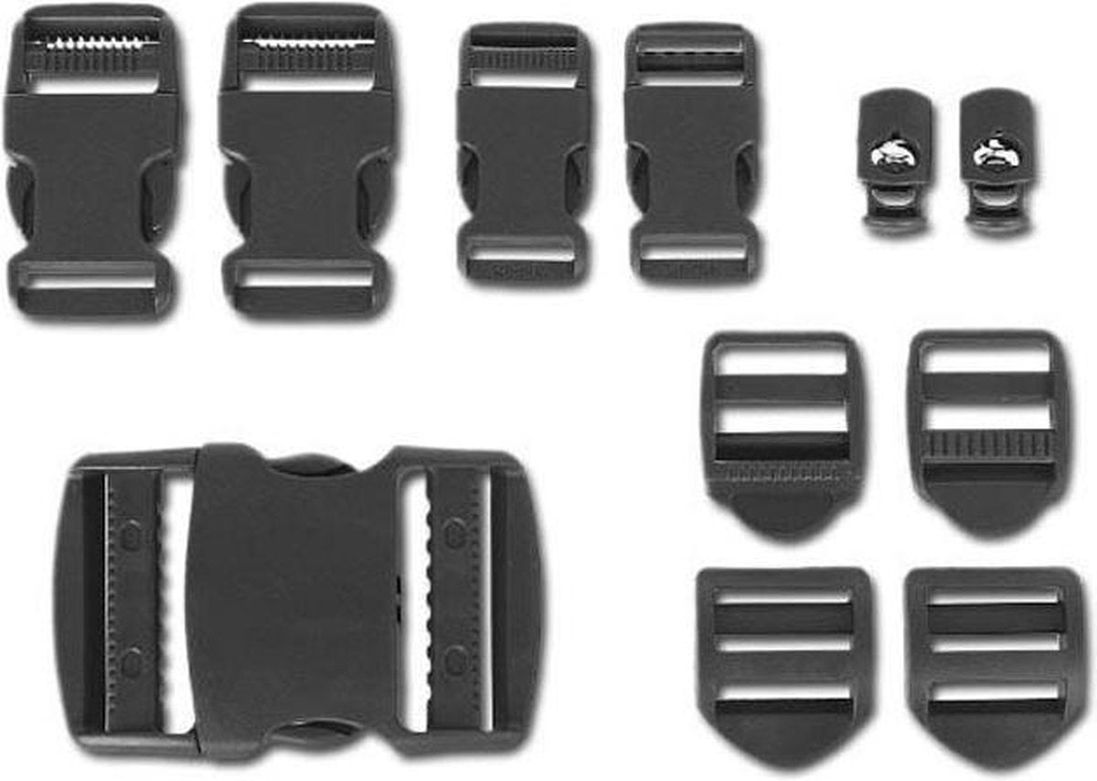 101inc Buckle set zwart