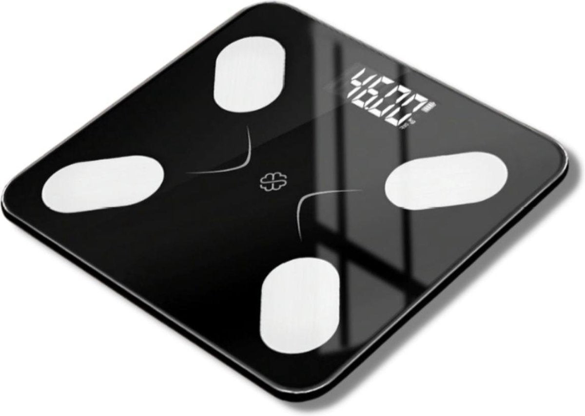 Viento SMART Weegschaal - Digitale Weegschaal - Wifi Weegschaal - Bluetooth Weegschaal - Weegschaal Gratis App - Geschikt voor iedereen