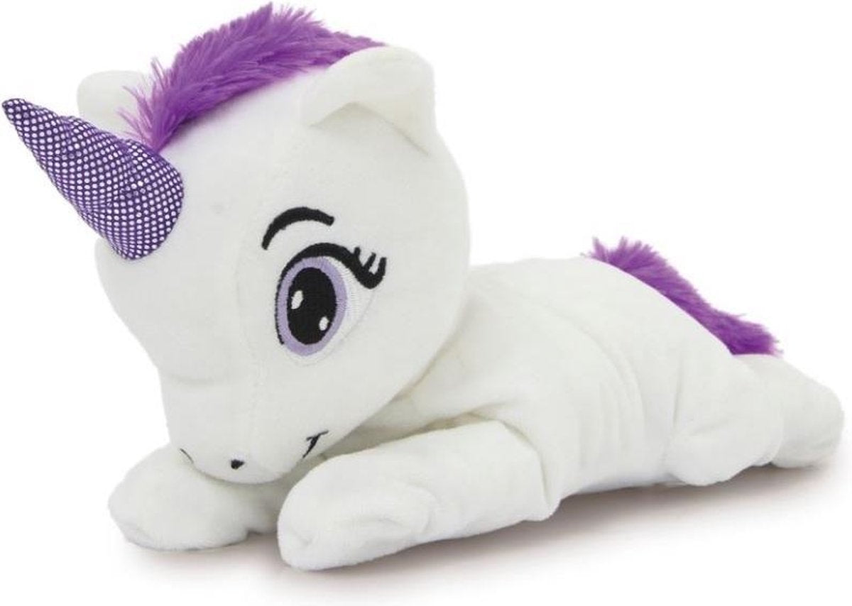Jamara Knuffel Clampy Eenhoorn 27 Cm Wit/paars