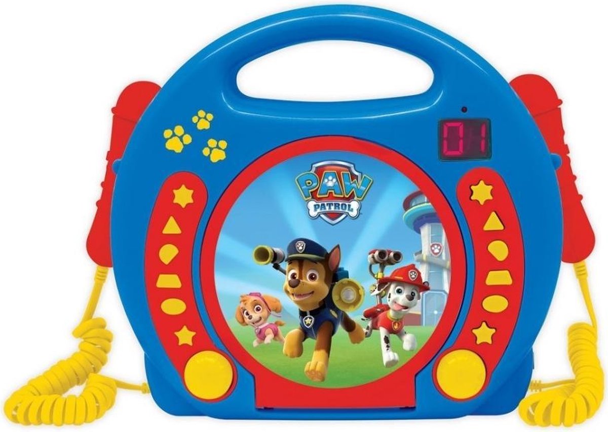 Lexibook Disney Paw patrol - CD speler met microfoon – Paw Patrol speelgoed