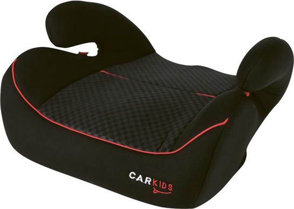 Auto Zitverhoger CK Zwart/Rood Isofix - Groep 3
