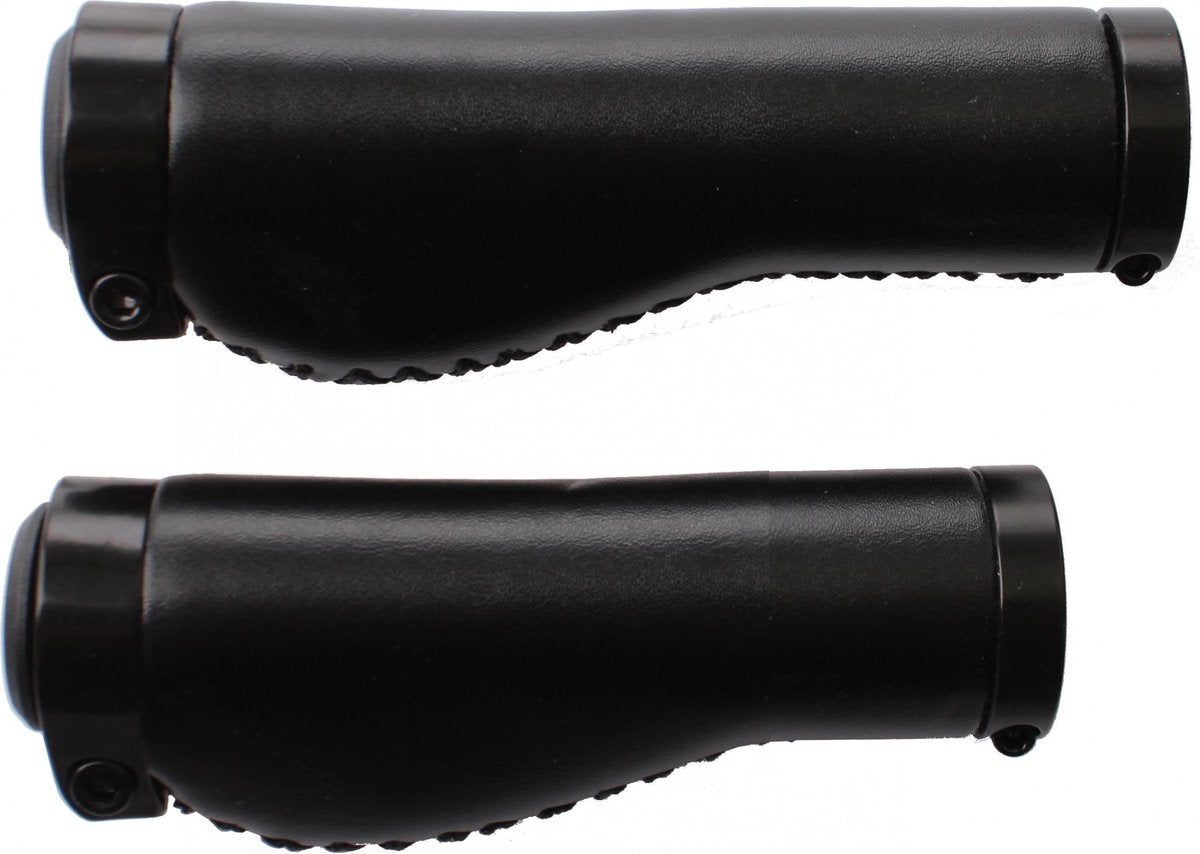 M-wave Handvatten 99/138 Mm Leer Zwart Per Paar
