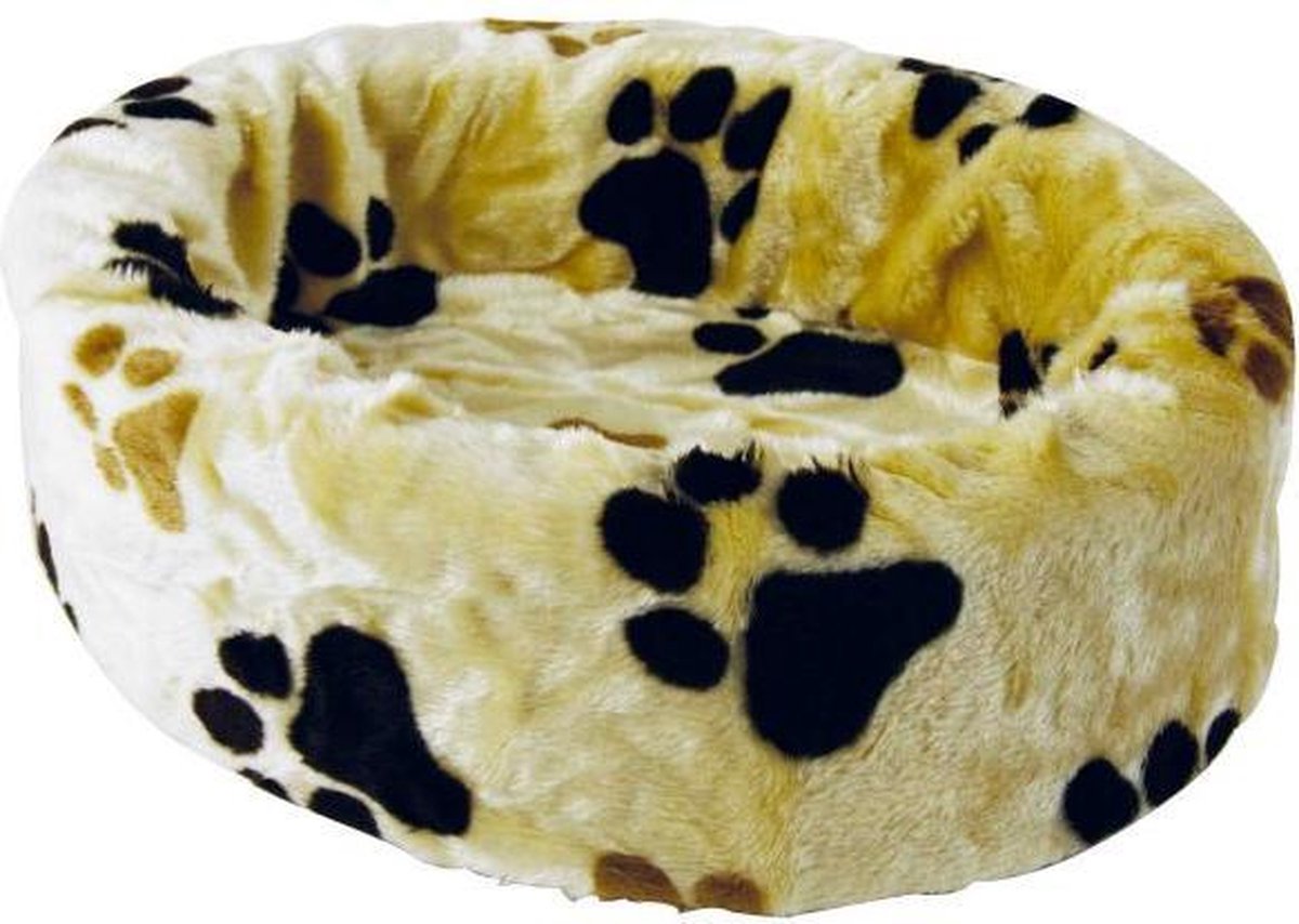 Zzzpetcomfort Katten/Hondenmand Bont  Beige Grote Poot - 46X40X13 CM