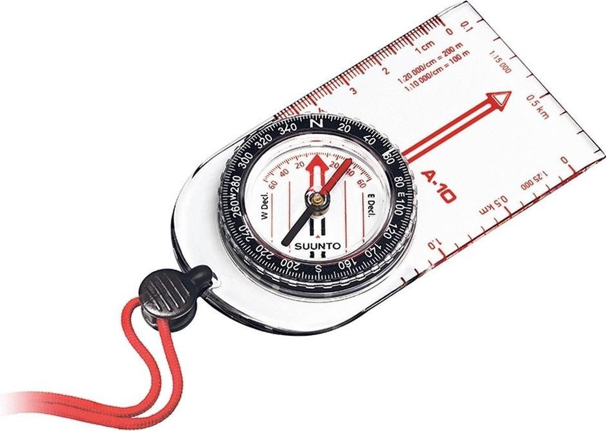 SUUNTO A-10 NH plaatkompas - Transparant
