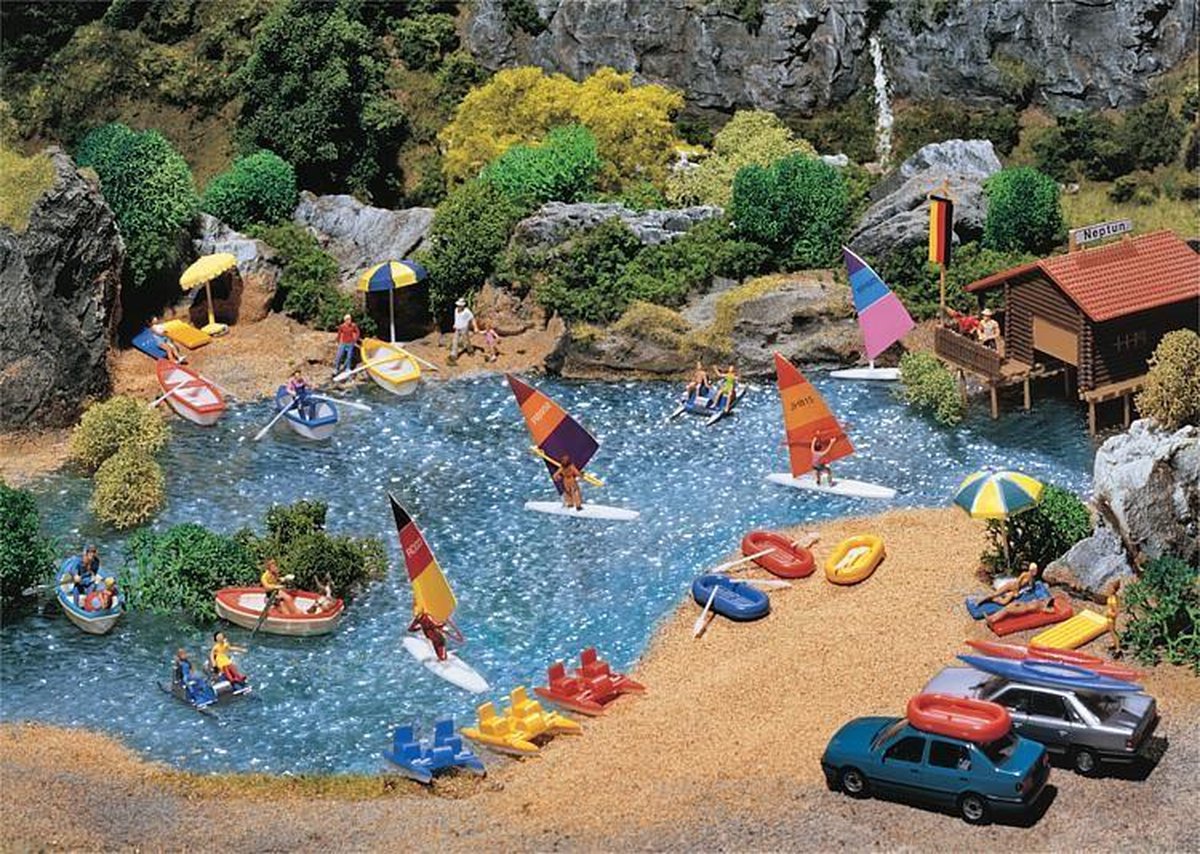 Faller - Boten en surfplanken