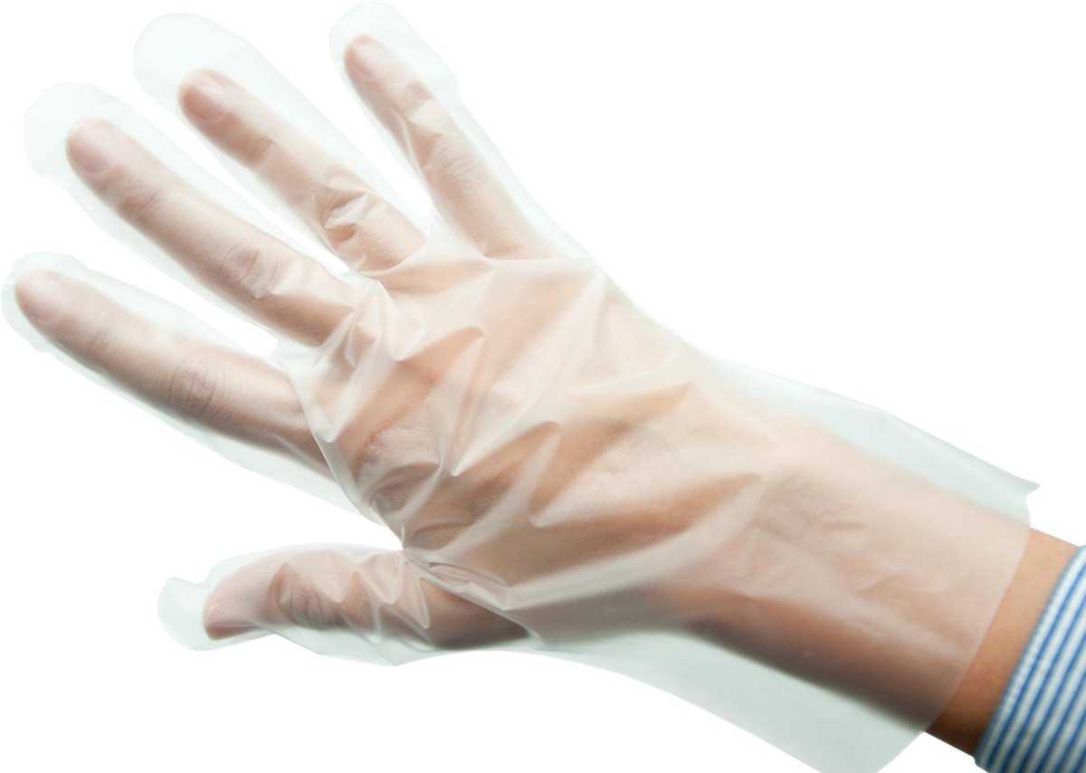 TPE Handschoenen - 200 stuks - Transparant