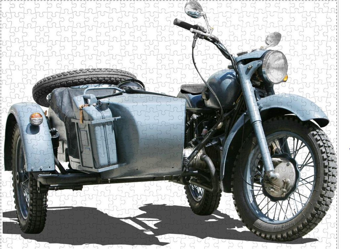 Old timer motor puzzel 500 stukjes