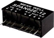 Mean Well SPAN02A-05 DC/DC-convertermodule 400 mA 2 W Aantal uitgangen: 1 x