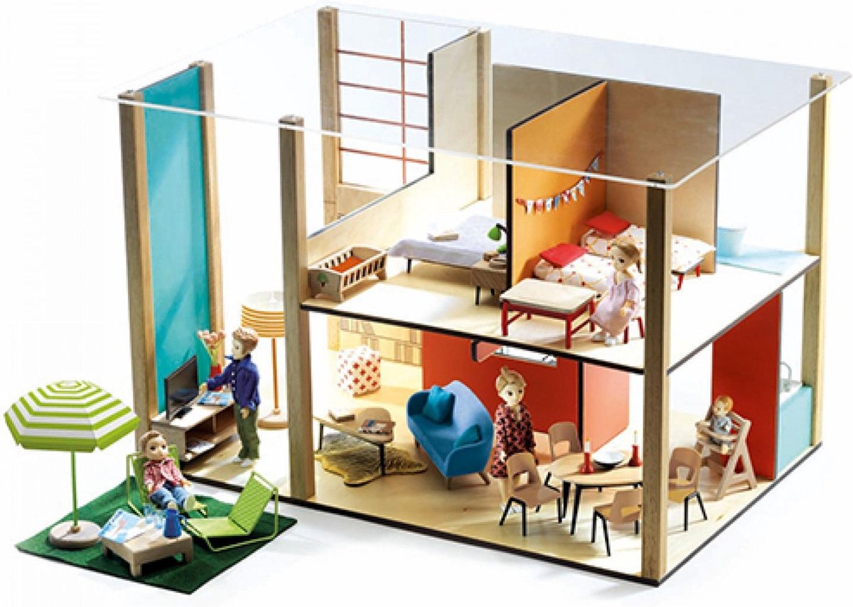 Djeco Houten Poppenhuis | 48