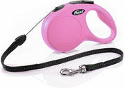 Flexi New Classic Koord - Hondenriem - Roze - S - 8 m - (<12 kg)