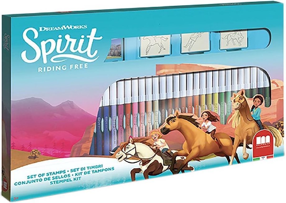 Dreamworks Stempelset Spirit Junior 43 Cm 41-delig