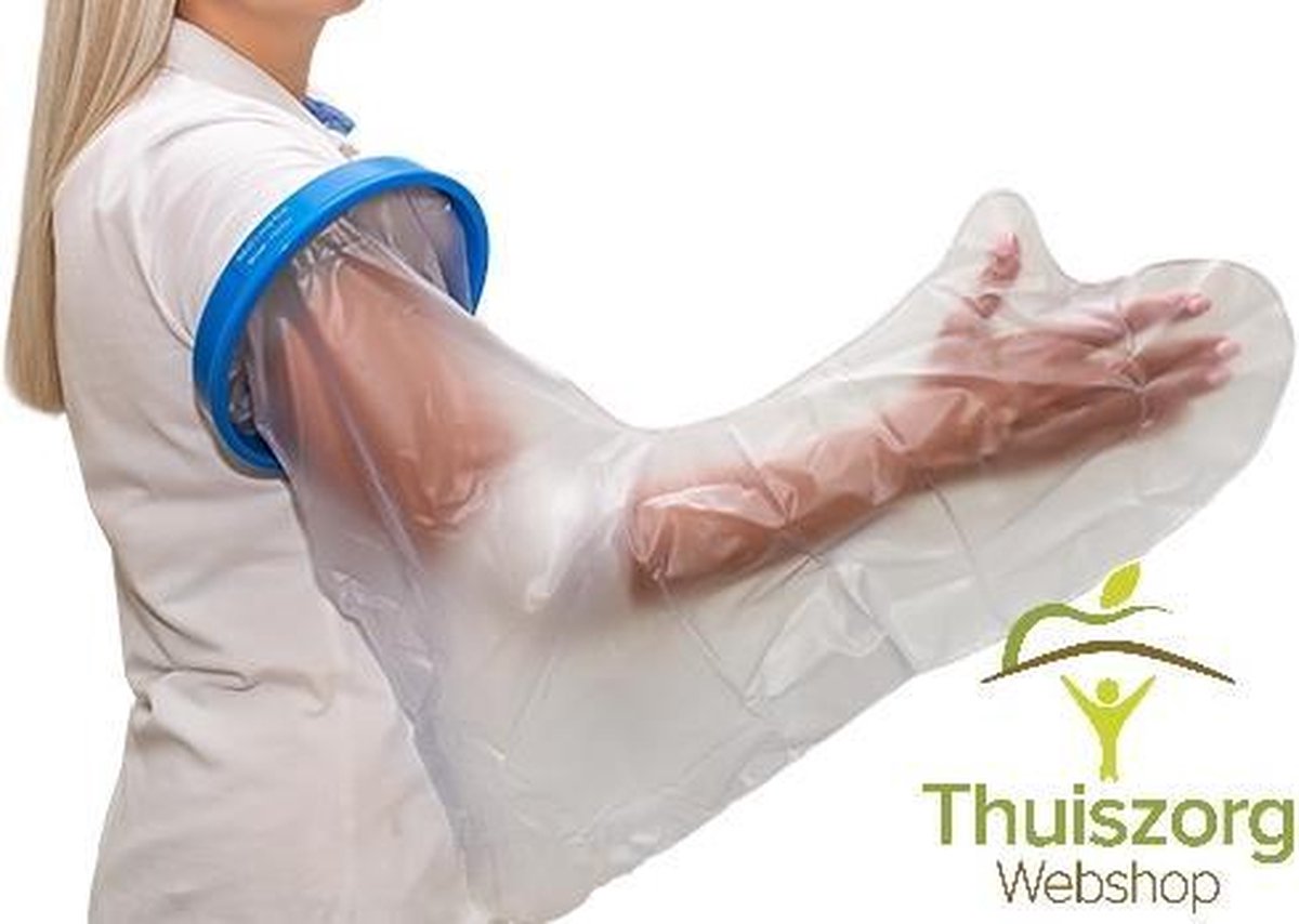 Waterdichte beschermingshoes voor het douchen  - meerdere versies: Hele arm