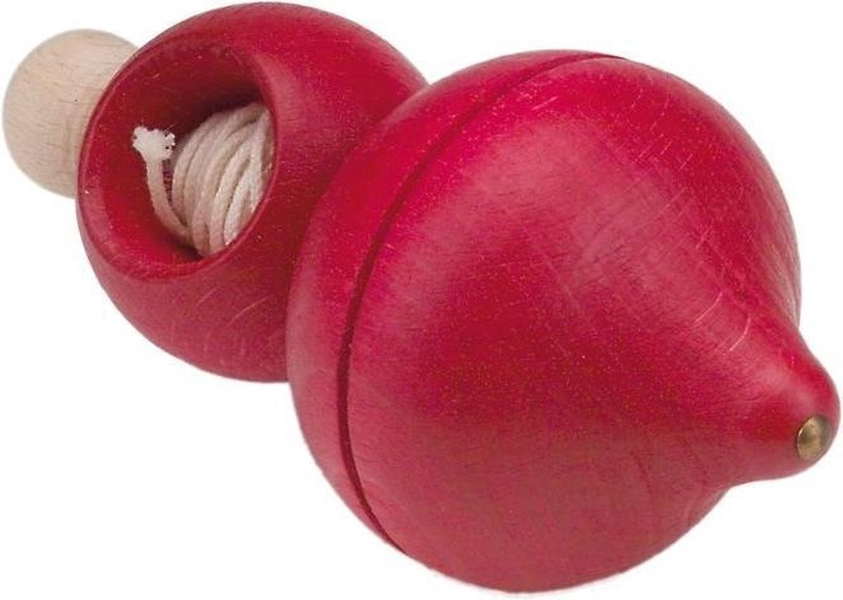 Glückskäfer Tol Hout 10 Cm Rood