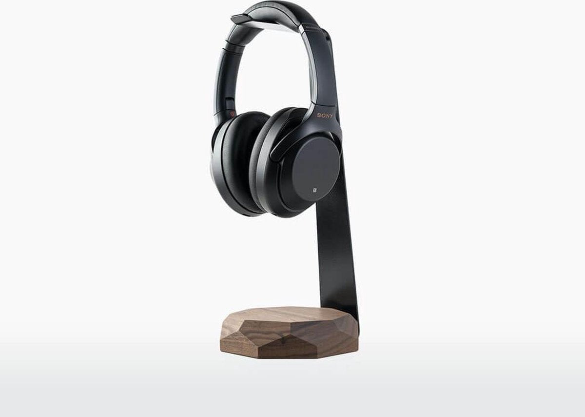Oakywood 2-in-1 Koptelefoon Standaard & Oplader – Walnoot