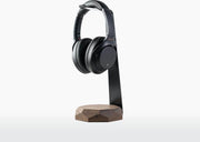 Oakywood 2-in-1 Koptelefoon Standaard & Oplader – Walnoot