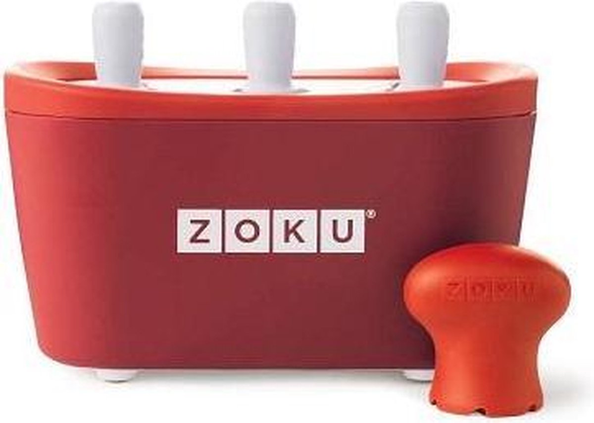 Quick pop maker Trio - Rood - Zoku