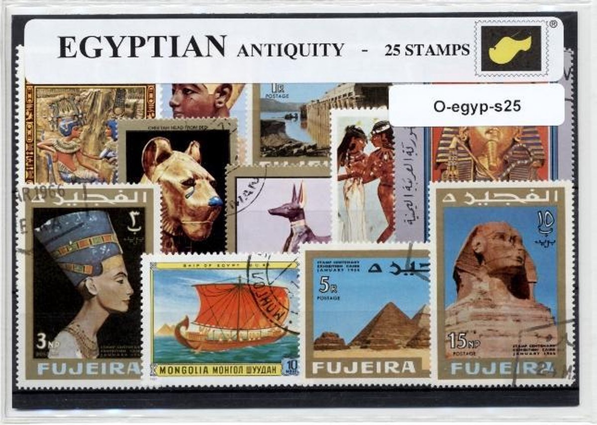 Egypte – Luxe postzegel pakket (A6 formaat) : collectie van 25 verschillende postzegels van Egypte – kan als ansichtkaart in een A6 envelop