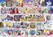 Gibsons puzzel Christmas Alphabet - 1000 stukjes