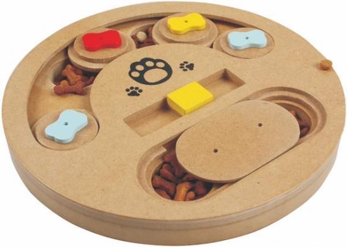 IQ-6 Honden Intelligentiespeelgoed Hout -23cm