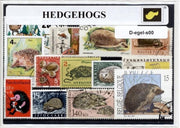 Egels – Luxe postzegel pakket (A6 formaat) : collectie van verschillende postzegels van egels – kan als ansichtkaart in een A6 envelop - authentiek cadeau - kado tip - geschenk - kaart  - egel - Erinaceus europaeus - stekels - nachtdier - Erinaceidae