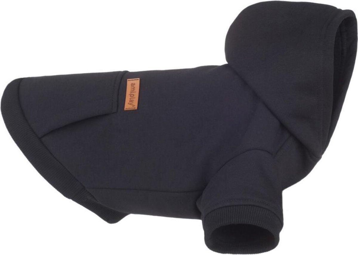 Hoodie voor honden Texas Amiplay - zwart