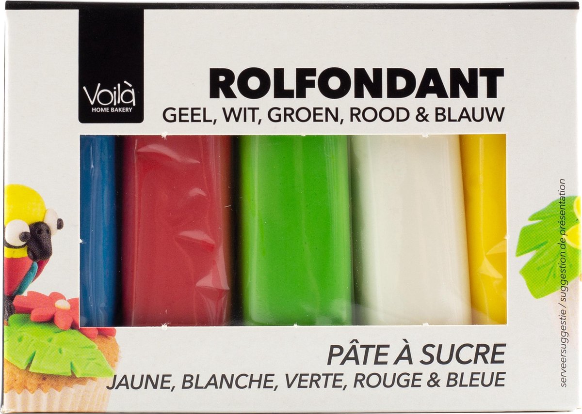 Voila Home Bakery | Combi pack rolfondant | Blauw