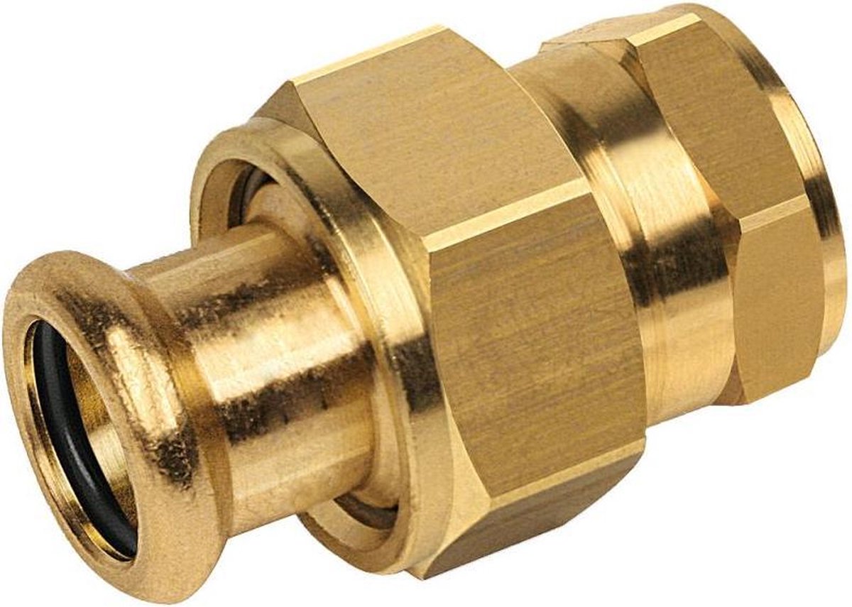 Bonfix Press 3-delige koppeling 3/4 x 22 mm bi. x pers recht