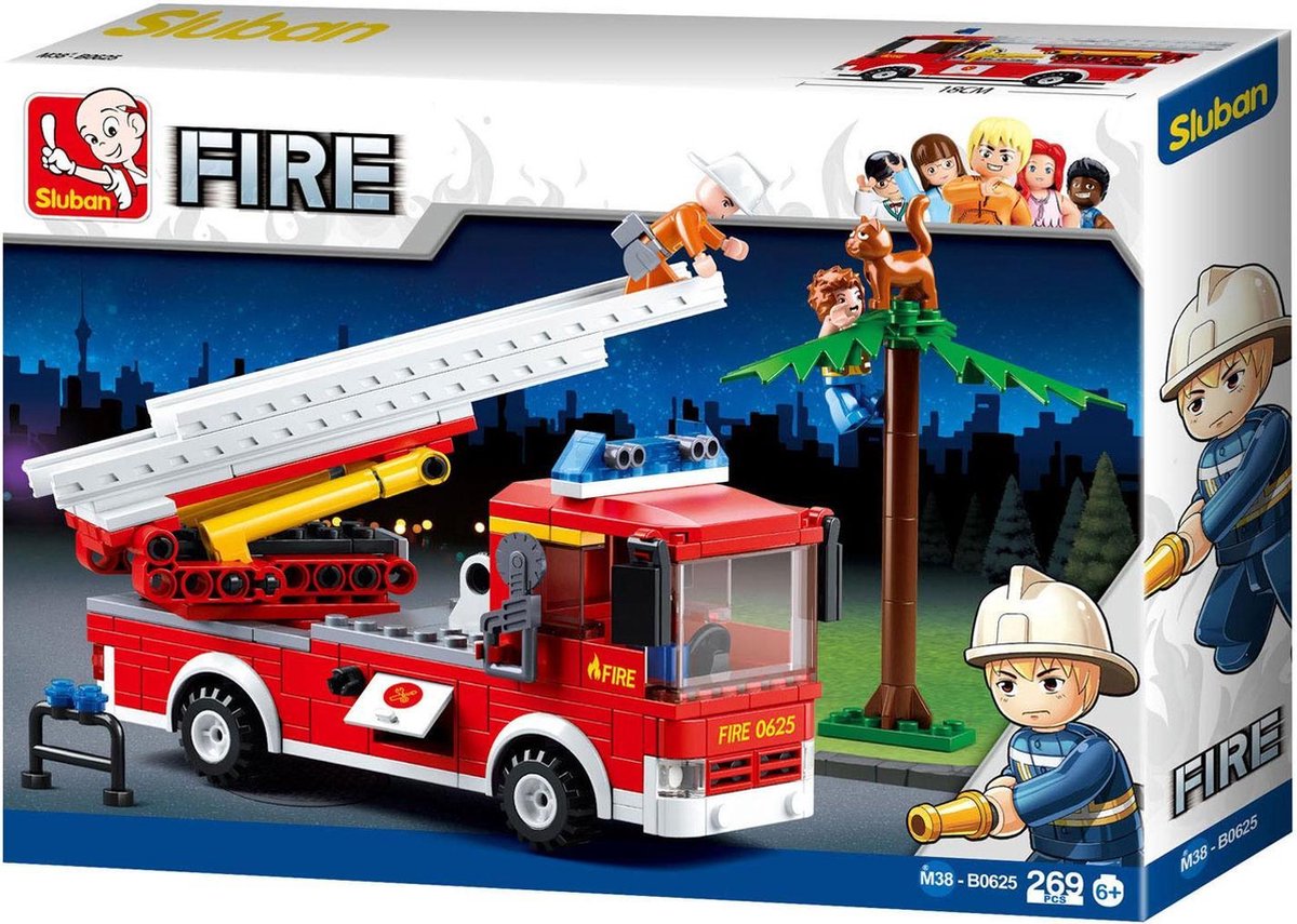 Ladder Wagon Sluban 265 Pieces