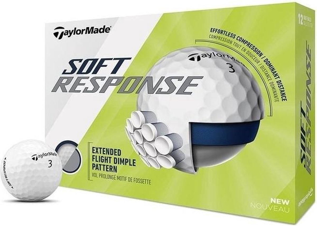 Soft Response golfballen - 12 ball pack - Wit