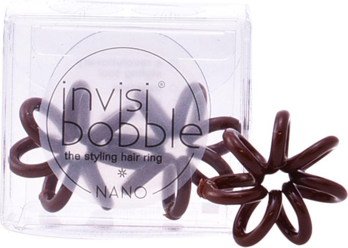 Invisibobble Invisibobble Nano Pretzel Brown 3 Uds